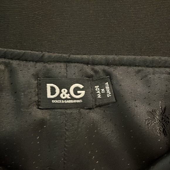 Dolce & Gabbana Women’s Charcoal Gray Wool Cashmere Short Skirt US 4(IT40) - Picture 4 of 10